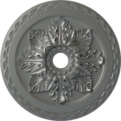 Ekena Millwork CM23BOSLS Ceiling Medallion, Silver