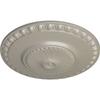 Ekena Millwork 23 1/2"OD x 3 1/4"P Lyon Ceiling Medallion (Fits Canopies up to 3 5/8"), Hand-Painted Pearl White view 2