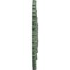 Ekena Millwork CM24ENAGF - 24 3/4"OD x 3 1/4"ID x 1 7/8"P Eryn Ceiling Medallion (Fits Canopies up to 4") - Ceiling Medallion, Athenian Green view 3