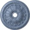 Ekena Millwork CM27TOAMC 27 7/8"OD X 3 7/8"ID X 2 1/2"P Tomango Egg & Dart Ceiling Medallion Fits Canopies Up to 6 3/4", Americana Crackle view 1