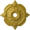 Ekena Millwork CM28BERGS 28 3/8"OD X 3 3/4"ID X 1 5/8"P Benson Classic Ceiling Medallion Fits Canopies Up To 6 1/2", Rich Gold view 1