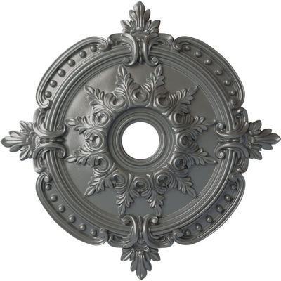 Ekena Millwork Benson Classic Ceiling Medallion, Silver