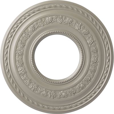 Ekena Millwork Anthony Ceiling Medallion, Pearl White
