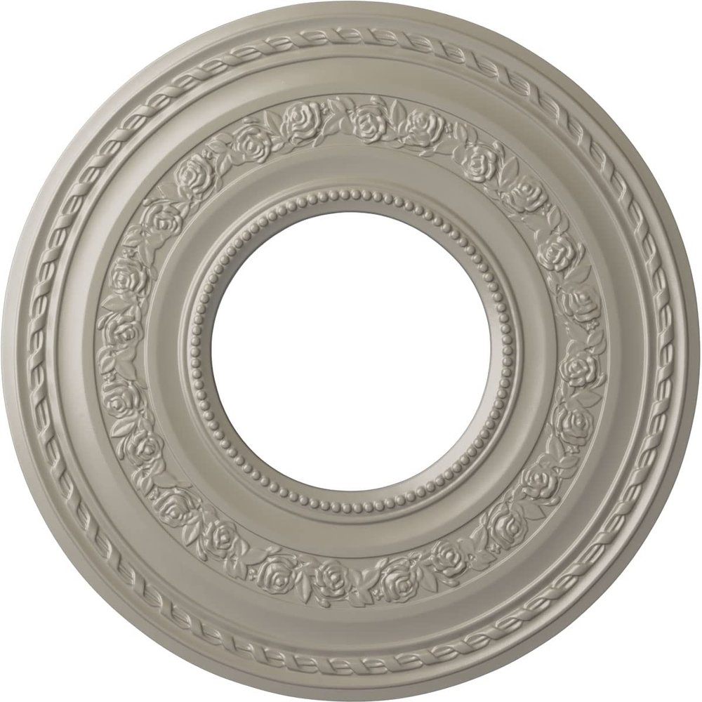 Ekena Millwork Anthony Ceiling Medallion, Pearl White