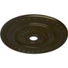Ekena Millwork CM29SFGGS - 29 1/2"OD x 3 5/8"ID x 1 5/8"P Sunflower Ceiling Medallion (Fits Canopies up to 5 5/8") - Ceiling Medallion, Green Gold view 2