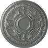 Ekena Millwork CM30TESLS Tellson Ceiling Medallion, Silver, 30-5/8" x 2-1/2" view 1