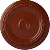 31 1/8"OD x 1 1/2"P Carlsbad Ceiling Medallion (Fits Canopies up to 5 1/2"), Hand-Painted FireBrick view 1