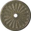 Ekena Millwork CM31KIWHC 31-1/2" x 3-5/8" x 1-1/2" Kirke Ceiling Medallion, Witch Hazel Crackle view 1