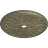 Ekena Millwork CM31KIWHC 31-1/2" x 3-5/8" x 1-1/2" Kirke Ceiling Medallion, Witch Hazel Crackle view 2