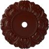 Ekena Millwork CM32ANBMF 32 1/4"OD X 3 5/8"ID X 1 1/8"P Angel Ceiling Medallion Fits Canopies Up to 15 3/4", Brushed Mahogany view 1