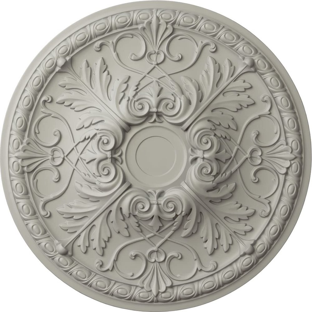 Ekena Millwork CM32TNPCF Cm32Tnpcf Tristan Ceiling Medallion, 32-3/8" X 3-1/2", Pot of Cream