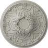 Ekena Millwork CM32TNPCF Cm32Tnpcf Tristan Ceiling Medallion, 32-3/8" X 3-1/2", Pot of Cream view 1