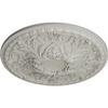 Ekena Millwork CM32TNPCF Cm32Tnpcf Tristan Ceiling Medallion, 32-3/8" X 3-1/2", Pot of Cream view 2