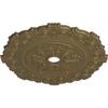 33 1/4"OD x 3 5/8"ID x 1"P Scroll Medallion (Fits Canopies up to 3 5/8"), Hand-Painted Mississippi Mud view 2