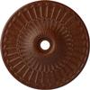 Ekena Millwork CM36GLBMC Galveston Ceiling Medallion, Burnished Mahogany Crackle view 1