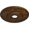 Ekena Millwork CM20VIRBC Vienna Ceiling Medallion fits Canopies up to 6 1/2, Root Beer Crackle view 2