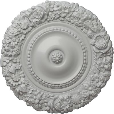 Ekena Millwork CM21MAFRF 21" x 2" Marseille Ceiling Medallion, Frost