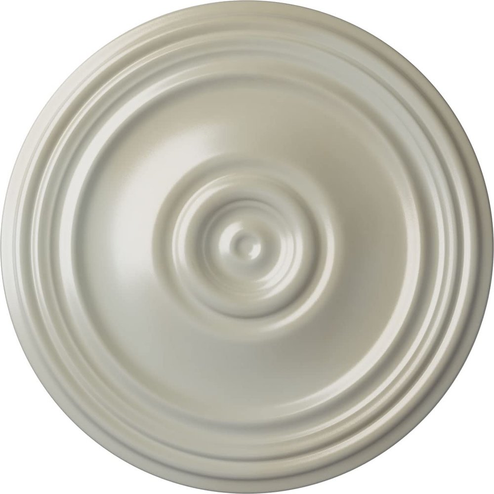 Ekena Millwork CM21REFBS 21" OD x 1 1/4 P Reece Ceiling Medallion (fits Canopies up to 6 3/4), Hand-Painted, Flash Blue