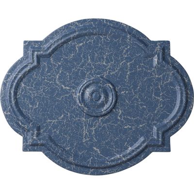 Ekena Millwork CM21WAAMC 21-1/4 x 17-3/8 x 1" Waltz Ceiling Medallion, Americana Crackle