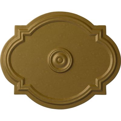 Ekena Millwork CM21WAGLS 21 1/4 W x 17 3/8 H x 1" P Waltz Ceiling Medallion fits Canopies up to 4 1/2, Gold