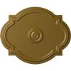 Ekena Millwork CM21WAGLS 21 1/4 W x 17 3/8 H x 1" P Waltz Ceiling Medallion fits Canopies up to 4 1/2, Gold view 1