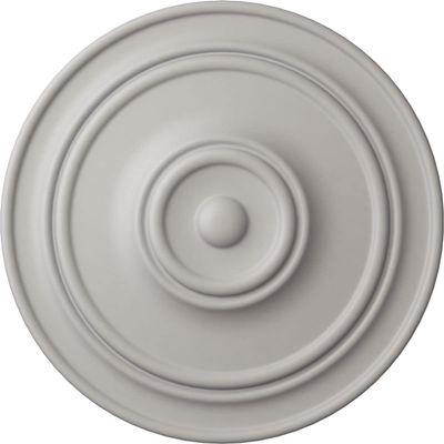 Ekena Millwork CM22CLUWF 21-7/8 x 2-3/8 Classic Ceiling Medallion, Ultra Pure White