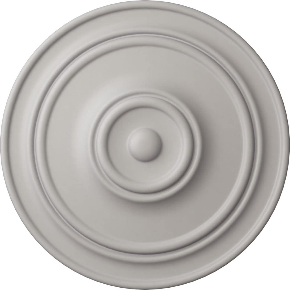 Ekena Millwork CM22CLUWF 21-7/8 x 2-3/8 Classic Ceiling Medallion, Ultra Pure White