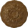 Ekena Millwork CM22CNSTC 22 OD x 1 1/2 P Cornelia Ceiling Medallion (fits Canopies up to 4"), Smokey Topaz Crackle view 1