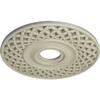 Ekena Millwork CM22RBCYF 22 OD x 4 3/4 ID x 1 P Robin Ceiling Medallion (fits Canopies up to 6 1/4), Hand-Painted, Clear Yellow view 2