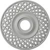 Ekena Millwork CM22RBFRF 22 OD x 4 3/4 ID x 1 P Robin Ceiling Medallion (fits Canopies up to 6 1/4), Hand-Painted, Frost view 1