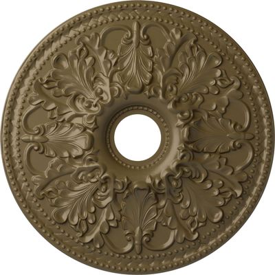 Ekena Millwork CM23ASMMF Ashley Ceiling Medallion, Mississippi Mud
