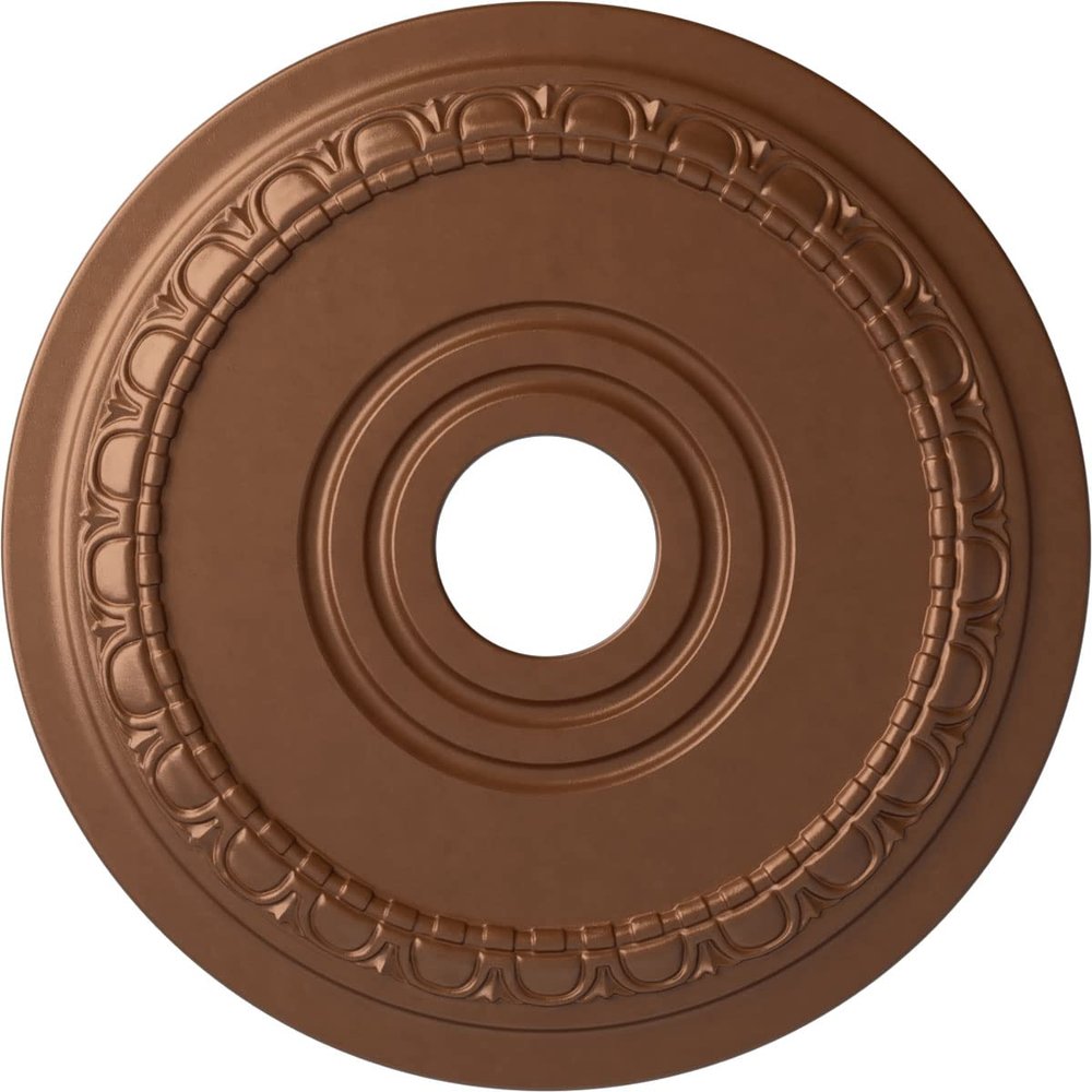 Ekena Millwork CM17MUPOSDecorative Ceiling Medallions Modeled After Original Historical Patterns & Designs, Polished Copper