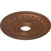 Ekena Millwork CM17MUPOSDecorative Ceiling Medallions Modeled After Original Historical Patterns & Designs, Polished Copper view 2