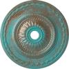 Ekena Millwork CM29SFCGS 29-1/2" x 3-5/8" x 1-5/8" Sunflower Ceiling Medallion, Copper Green Patina view 1
