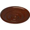 Ekena Millwork CM30DYBMC 30" x 2-1/4" Dylar Ceiling Medallion, Burnished Mahogany Crackle view 2