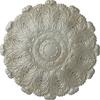 Ekena Millwork CM31DUFLS 31"OD X 1 1/2"P Durham Ceiling Medallion Fits Canopies Up to 4 1/4", Flash Gold view 1
