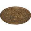 Ekena Millwork CM32BRRZS 32 5/8"OD X 2"P Bradford Ceiling Medallion Fits Canopies Up to 6 5/8", Rubbed Bronze view 2