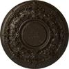 Ekena Millwork CM32JASHC 32-3/4" x 2-1/2" Jackson Ceiling Medallion, Stone Hearth Crackle view 1