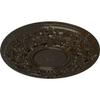 Ekena Millwork CM32JASHC 32-3/4" x 2-1/2" Jackson Ceiling Medallion, Stone Hearth Crackle view 2