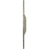 Ekena Millwork CM36GLCSC 36-5/8" x 3-5/8" x 2-3/8" Galveston Ceiling Medallion, Castle Stone Crackle view 3