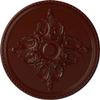 40 5/8"OD x 1 3/4"P Milton Ceiling Medallion (Fits Canopies up to 7 7/8"), Hand-Painted Brushed Mahogany view 1