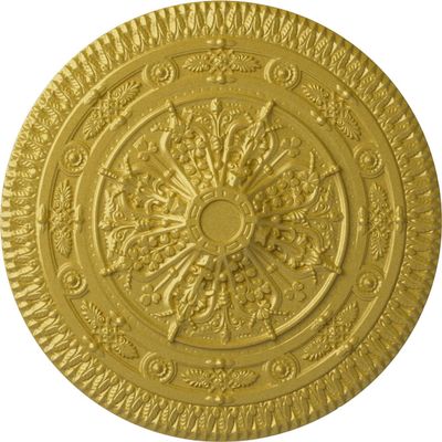 Ekena Millwork CM37NARGS Naple Ceiling Medallion, Rich Gold, 37 1/2"OD x 3 3/8"P