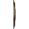 Ekena Millwork CM38OSBRS Oslo Ceiling Medallion, Brass, 38 3/8"OD x 2 7/8"P view 3