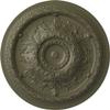 Ekena Millwork CM38OSPTF 38 3/8"OD X 2 7/8"P Oslo Ceiling Medallion Fits Canopies Up to 7 5/8", Painted Turtle view 1