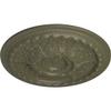 Ekena Millwork CM38OSPTF 38 3/8"OD X 2 7/8"P Oslo Ceiling Medallion Fits Canopies Up to 7 5/8", Painted Turtle view 2