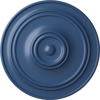 40 1/4"OD x 3 1/8"P Small Classic Ceiling Medallion (Fits Canopies up to 10"), Hand-Painted Americana