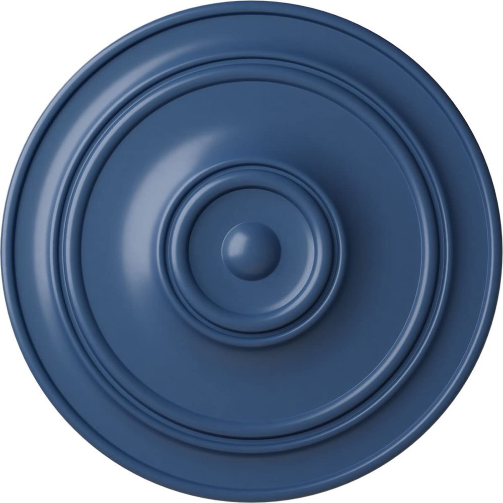 40 1/4"OD x 3 1/8"P Small Classic Ceiling Medallion (Fits Canopies up to 10"), Hand-Painted Americana