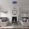 40 1/4"OD x 3 1/8"P Small Classic Ceiling Medallion (Fits Canopies up to 10"), Hand-Painted Americana view 4