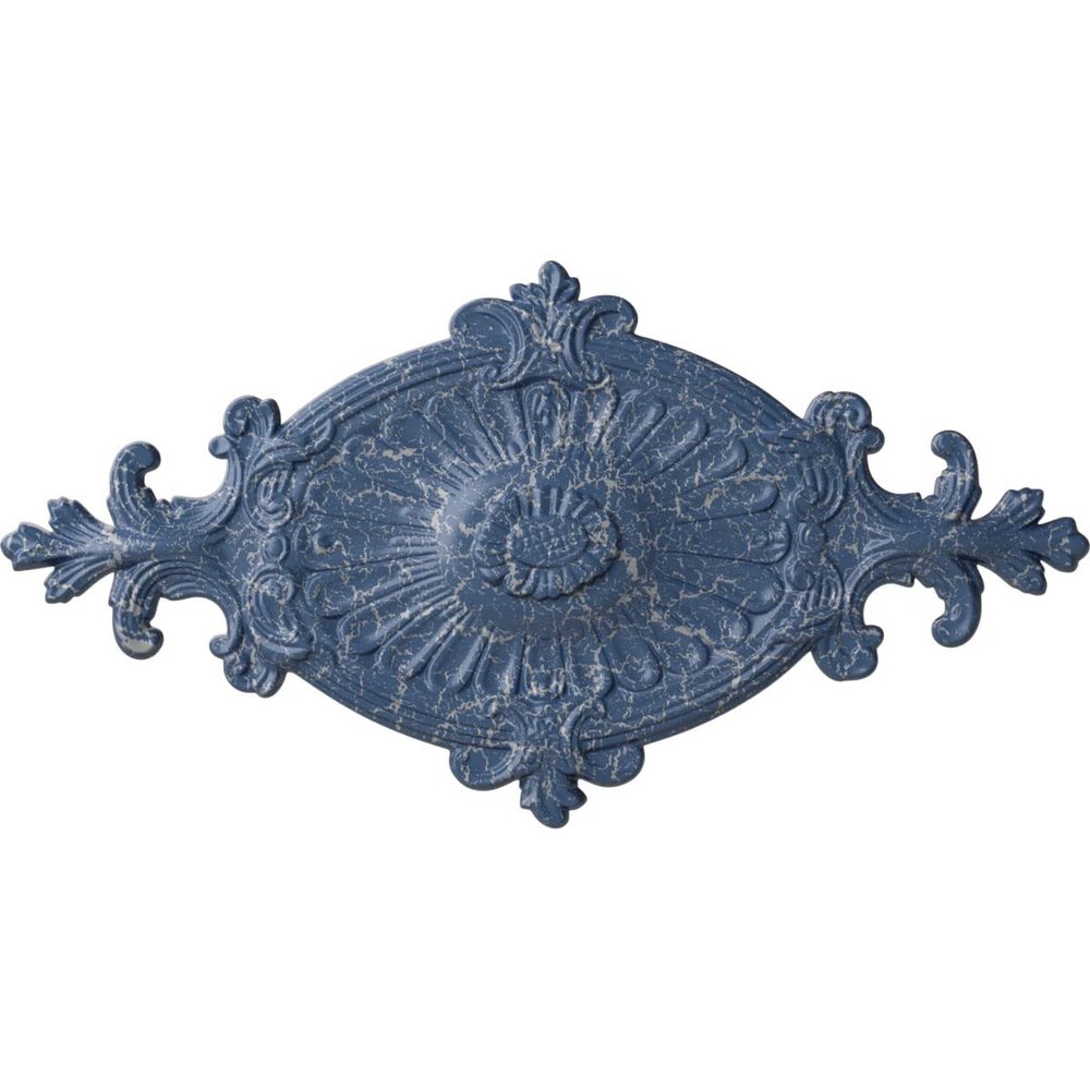 Ekena Millwork CM23RO1AMC Quentin Ceiling Medallion, Americana Crackle, 23 1/2"W x 12 1/4"H x 1 1/2"P