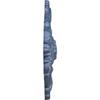 Ekena Millwork CM23RO1AMC Quentin Ceiling Medallion, Americana Crackle, 23 1/2"W x 12 1/4"H x 1 1/2"P view 3